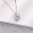 Fashion Silver Copper Diamond Zodiac Necklace