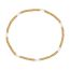 Fashion Golden 3 Pearl Beaded Braided Bracelet