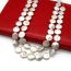 Fashion 1# Button Flat Piece Beaded Pearls
