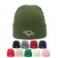 Fashion Green Love Embroidered Knitted Beanie