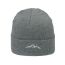 Fashion Grey Mountain Embroidered Knitted Beanie