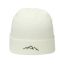 Fashion Grey Mountain Embroidered Knitted Beanie