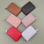 Fashion Light Pink Pu Zipper Multi-card Slot Wallet