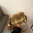 Fashion Woolen Coffee Color (with Pendant) Plaid Large Capacity Crossbody Bag