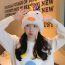 Fashion Grey Plush Colorful Spring Pullover Hat