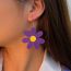 Fashion 4# Acrylic Flower Earrings