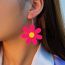 Fashion 2# Acrylic Flower Earrings