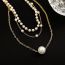 Fashion 20# Alloy Pearl Bead Necklace