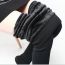 Fashion Black Xl 240g 100-220kg Polyester Fleece Thickened Leggings