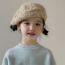 Fashion Pumpkin Color Sherpa Knitted Children's Beret
