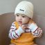 Fashion Purple Polyester Patch Knitted Children's Beanie