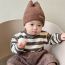 Fashion Apricot Polyester Letter Knitted Children's Beanie