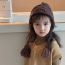 Fashion Khaki Solid Color Knitted Braided Children's Beanie