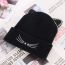 Fashion Beige Acrylic Knitted Embroidered Beanie