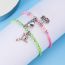 Fashion Color Alloy Frog Crown Magnetic Love Bracelet