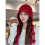 Fashion Ethnic Style Colorful Straps Cotton Knitted Beanie