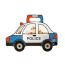 Fashion Police Car (minimum Number Of 50) Plastic Geometric Cartoon Ziplock Gift Bag