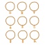 Fashion Golden 9 Titanium Steel Christmas Series Pendant Beaded Bracelet