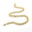 Fashion 10mm Gold 60cm Stainless Steel Geometric Chain Long Necklace