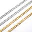 Fashion 8mm Gold 65cm Stainless Steel Geometric Chain Long Necklace