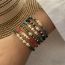 Fashion 3# Qingjing Geometric Natural Stone Beaded Bracelet
