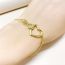Fashion 8-word Infinite Love Bracelet (gold Color) Copper Diamond Love Bracelet