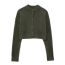 Fashion Off-white Knitted Buttoned Cardigan Sweater
