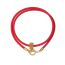 Fashion Gold Tungsten Carbide Double Layer Red Bracelet + Gift Box Metal Ot Buckle Double Layer Men's Bracelet