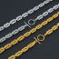Fashion Gold Necklace 45cm Titanium Steel Japanese Chain Necklace