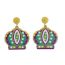 Fashion Ab Letters Acrylic Letter Earrings