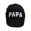 Fashion Mama+mini+papa (black Woolen Hat) Letter Embroidered Knitted Beanie