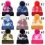 Fashion Tie Dye Yellow-knitted Hat Tie-dye Jacquard Knitted Beanie