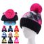 Fashion Tie Dye Rose Red-knitted Hat Tie-dye Jacquard Knitted Beanie