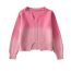 Fashion Camel Gradient Color Block Knitted Sweater