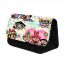 Fashion 5# Polyester Printed Double Layer Children's Pencil Case