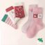 Fashion Forest Squirrel [autumn And Winter Extended Tube 5 Pairs] Cotton Printed Long Children's High Socks