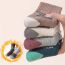Fashion Trendy Big C [5 Pairs Of Velvet And Thickened Terry Socks] Cotton Knitted Childrens Mid-calf Socks