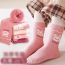 Fashion Cream Pink Rabbit-5 Pairs [new Winter Style Extra Thick Terry] Cotton Knitted Childrens Mid-calf Socks