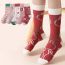 Fashion Cute Twist (extended Tube) 5 Pairs Cotton Knitted Childrens Mid-calf Socks