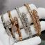 Fashion Rose Gold Bracelet - Full Of Diamonds Copper Diamond Snake Bracelet