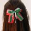 Fashion 8# Long Knitted Fur Ball Bow Hairpin Fabric Knitted Bow Hair Clip