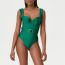 Fashion Single Strap One Piece Swimsuit Polyester Suspender One Piece Swimsuit Knot