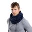 Fashion Grey Polar Fleece Scarf Integrated Hood
