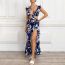 Fashion One Piece Swimsuit Polyester Printed Hollow One-piece Swimsuit