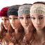 Fashion 3# Rice Color Dots Wool Knitted Headband