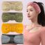 Fashion Light Meat Powder 6# Wool Cross Knitted Headband