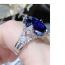Fashion Bracelet 0028 Blue Copper Inlaid Zirconium Geometric Bracelet