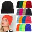 Fashion Fluorescent Green Smooth Knitted Beanie