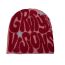 Fashion Rose Red And White Letters Letter Jacquard Knitted Beanie