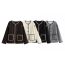 Fashion Brown Woven Knitted Color-blocked Buttoned Sweater Cardigan